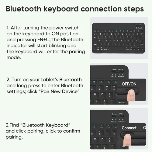 Miniatura 6 de Tableta Android 15 de 11 pulgadas Octa-core 12GB RAM+128GB ROM Tablet de 8000mAh con teclado Mouse Funda WiFi de doble banda BT 5.0