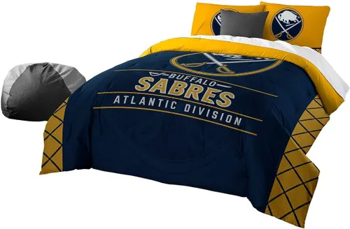 Miniatura 13 de Juego de edredón y funda de almohada para cama individual o matrimonial/queen, con licencia oficial de la NHL