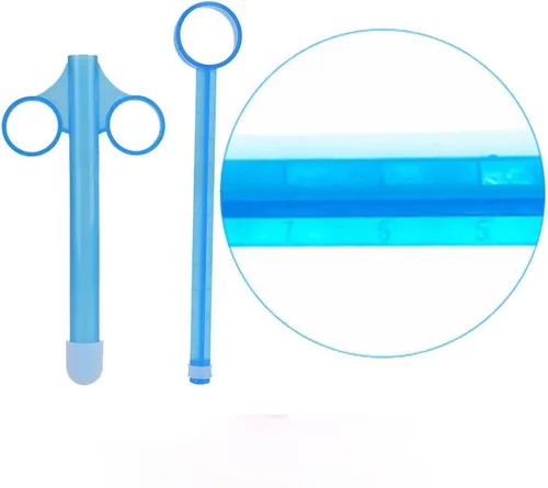 Miniatura 7 de Magik Aplicadores vaginales tubo lubricante personal aplicador de lubricante tirador de jeringas (1 paquete, negro)