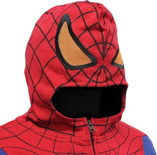 Miniatura 4 de Mad Engine Increíble disfraz de Spiderman con capucha juvenil