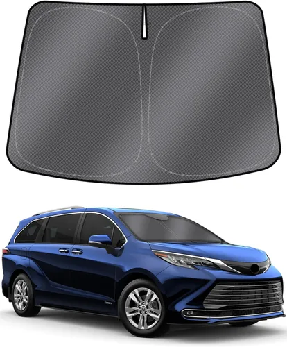 Miniatura 18 de Mixsuper Liner Parasol para parabrisas para Dodge Ram 1500 2019-2025 Parasoles parabrisas delanteros para ventanas para Ram 1500 Accesorios Visor