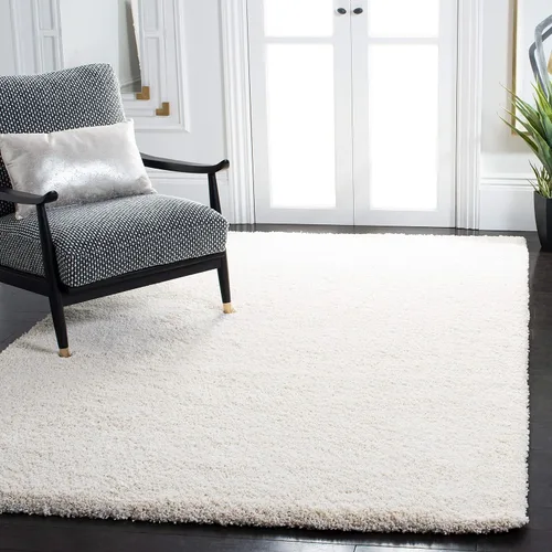 Miniatura 185 de SAFAVIEH Accent Rug 2'x3' - Milan Shag Collection - Modern Design, Dark Beige, Ultra Plush Thick Pile, Ideal for Bedroom, Nursery, Living Room