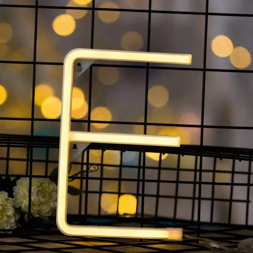 Miniatura 3 de ENUOLI - Luces LED de neón del alfabeto blanco cálido, la mejor decoración de pared para niños, hogar, bar, club, festival, Navidad, cumpleaños