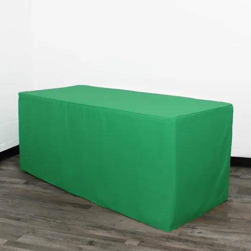 Miniatura 42 de YOUR CHAIR COVERS Mantel ajustable color marrón chocolate – Mantel rectangular de poliéster ajustable de 6 pies, mesa de buffet para interiores