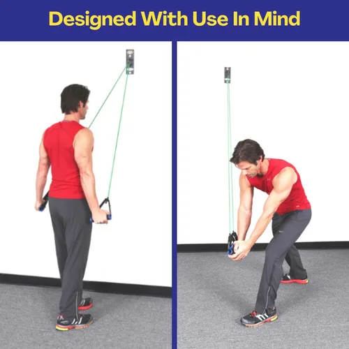 Miniatura 6 de Anchor Gym Anclaje de montaje en pared para entrenamiento – Estación de ejercicio de anclaje de entrenamiento para correas de peso corporal, bandas
