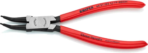 Miniatura 3 de KNIPEX - Herramientas 44 31 J22 - Alicates Circlip, Internos, 45 Grados en ángulo, Punta Forjada, Diámetro de Diámetro de Diámetro de 3/4"-2 3/64