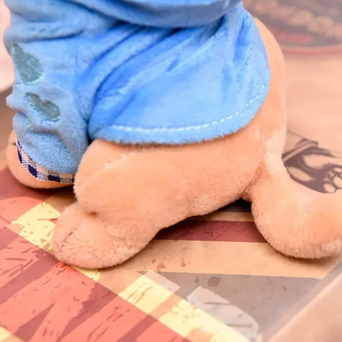 Miniatura 4 de Peluche de Perro Chihuahua, Juguete de Peluche de Perro Chihuahua Relleno, Gran Regalo para Niños Decoración del Hogar (Azul)