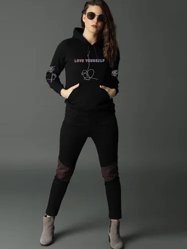 Miniatura 7 de Yuxrytue Sudadera con capucha para mujer y niña, Bangtan Boys K-POP de Jungkook Suga Jin V sin botones con cordón
