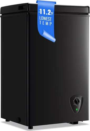 WANAI - Congelador de pecho mini congelador profundo con capacidad compacta congeladores de congelación rápida para el hogar, oficina, dormitorio