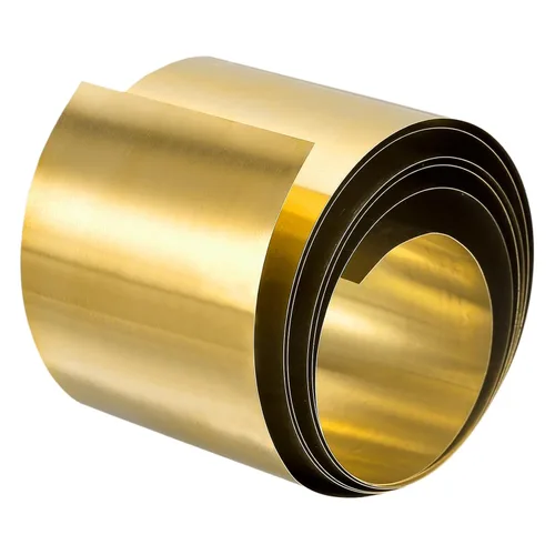 Miniatura 7 de uxcell Rollo de hoja de latón, 118.110 in x 3.937 in x 0.002 in rollo de lámina de latón tira de latón para manualidades, reparaciones eléctricas