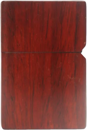 Miniatura 3 de Caja de carcasa de madera natural tallada en palisandro Huanghuali para módulo Zippo (Zodíaco Caballo)