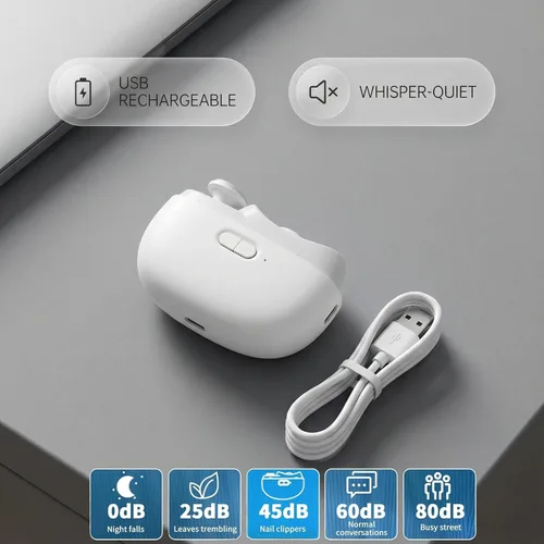 Miniatura 5 de Cortaúñas eléctrico para personas mayores, recortadora de uñas automática segura y recargable para uñas gruesas, ancianos, bebés, niños y mujeres