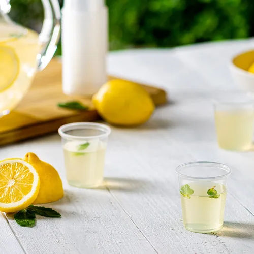 Miniatura 4 de GUSTO Vasos de plástico transparente de 3 onzas [caja de 2000] Pequeños vasos desechables para baño y enjuague bucal, degustaciones y bebidas frías
