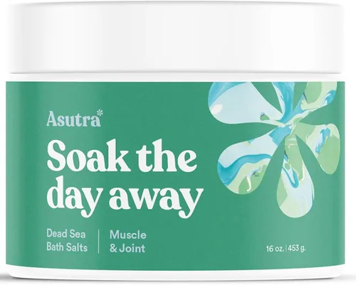 Miniatura 8 de ASUTRA Sales de baño del Mar Muerto (máxima relajación), 16 onzas – Remoja en minerales curativos ricos y vitales – Relaja y calma tu estado