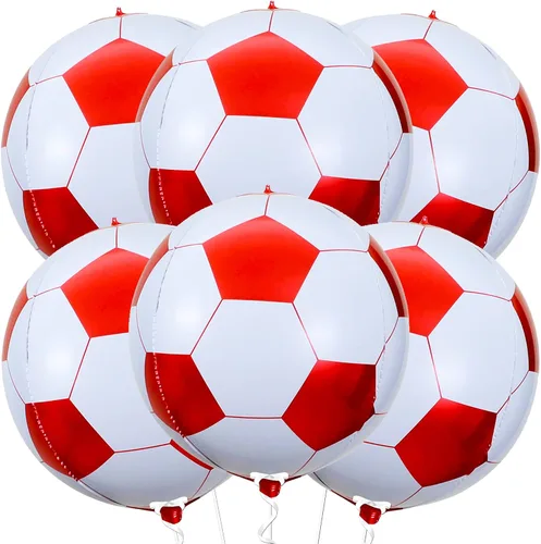 Miniatura 9 de KatchOn, Globos de baloncesto grandes de papel de aluminio color naranja, 18 pulgadas, paquete de 10 unidades, decoraciones de baloncesto