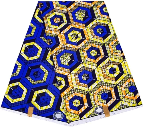 Miniatura 26 de HollandaisWax Tela africana 6 yarda impresa tela africana Ankara tela de cera para vestido de fiesta 6681NEWa