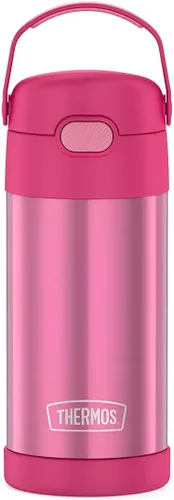 Miniatura 38 de THERMOS FUNTAINER - Botella de acero inoxidable con aislamiento al vacío y sorbete, capacidad de 12 onzas, para niños, azul Azul marino