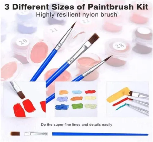 Miniatura 2 de Pintura por números para adultos Sphynx Gato canadiense Gato sin pelo Animal DIY lienzo pintura al óleo Kit para adultos con pinceles Pigmento