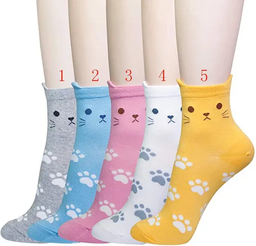Miniatura 2 de DOBIKULU Calcetines de animales lindos para mujer, calcetines de perro y gato, novedosos calcetines divertidos, regalos de animales para mujeres