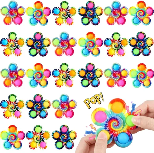 Gigilli Paquete de 12 juguetes para ansiedad para niños, juguetes sensoriales para ansiedad a granel, regalos de fiesta para niños de 4 a 8 a 12