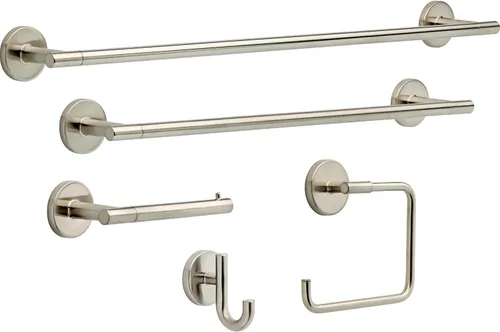 Miniatura 3 de Delta Faucet 75935-SS Trinsic – Gancho para bata, acero inoxidable Acero inoxidable brillante