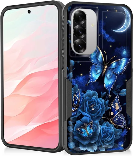 Miniatura 64 de Funda para Galaxy A14 5G, resistente de doble capa híbrida de policarbonato duro, goma suave, a prueba de golpes, funda protectora resistente