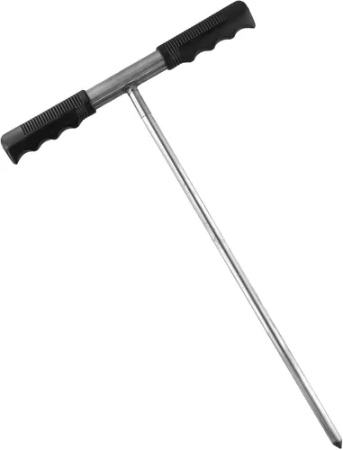 Miniatura 6 de Stainless Steel Soil Probe Rod 32-48 Inch Adjustable Length With Comfortable Handle For Locating Septic Tanks And Underground Pipes