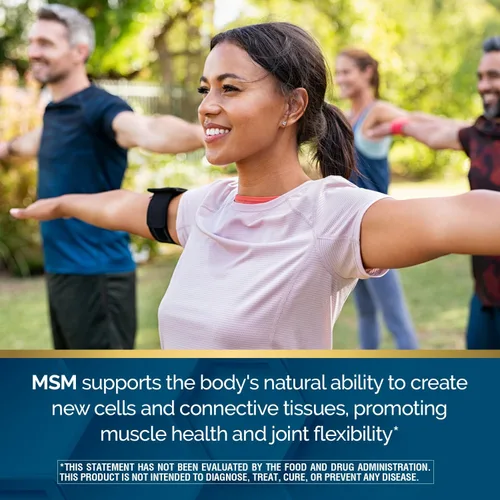 Miniatura 6 de Nature's Wonder Glucosamina Condroitina de Triple Fuerza con MSM y Ácido Hialurónico y Boswellia para la Salud de las Articulaciones, Apoya
