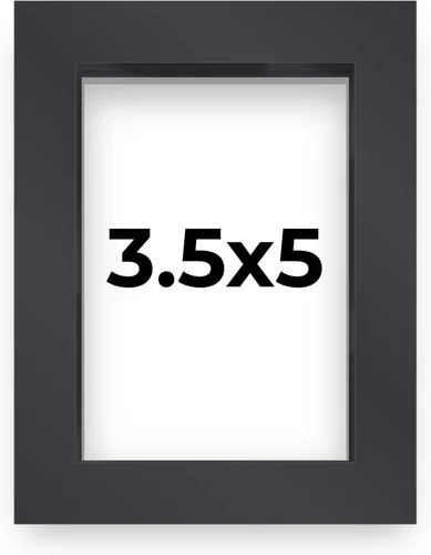 Miniatura 104 de Marco contemporáneo de caja de sombra negra de 14 x 25 pulgadas, profundidad de espacio utilizable, tamaño interior 14 x 25 o 25 x 14 pulgadas