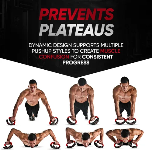 Miniatura 5 de Legend Pushup - Barras avanzadas para eliminar el dolor de muñeca, generar más crecimiento muscular, ofrecer resultados más rápidos y prevenir