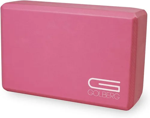 Miniatura 4 de Golberg - Bloque de espuma para yoga, para fitness, apoyo de alta intensidad y mejora la fuerza o flexibilidad, rosa/verde/verde oscuro, morado, 1