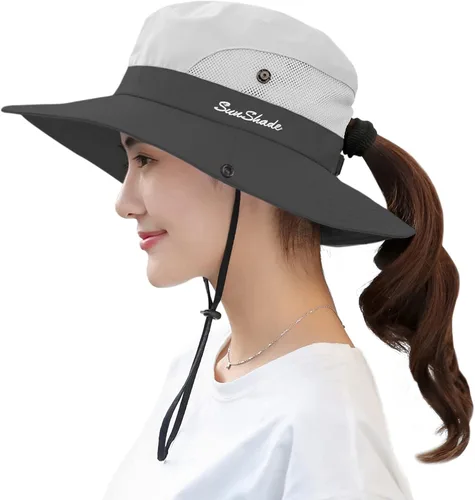 Miniatura 9 de Gorra FPS 50+ de ala ancha impermeable con protección UV para mujer