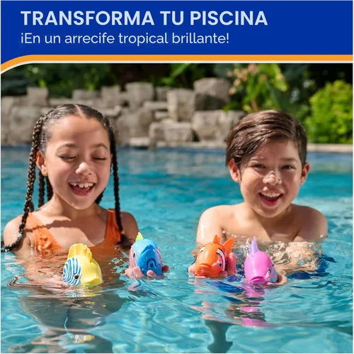 Miniatura 2 de SwimWays Juguete de pez de arrecife arcoíris, accesorios de natación para niños y juguetes acuáticos, juguetes para aprender a nadar en la piscina
