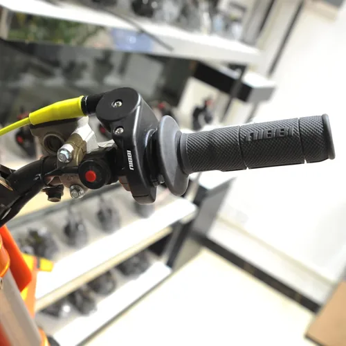 Miniatura 7 de nibbi Acelerador de motocicleta para Honda Yamaha Suzuki Kawasaki, mango de control de luz de alto rendimiento de corto recorrido para Motocross