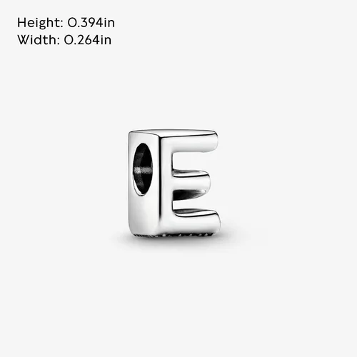 Miniatura 5 de Colgante de plata de ley 925 con letra PANDORA