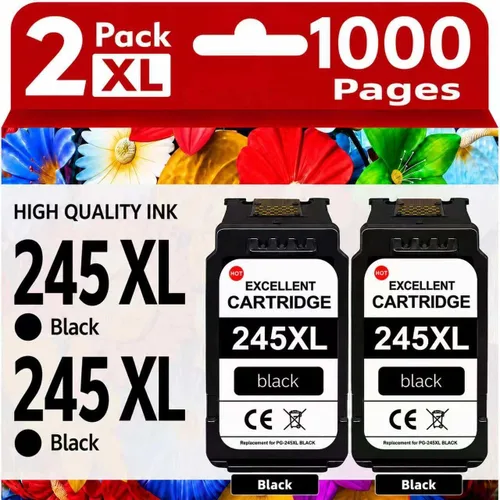 Cartucho de tinta 245XL de reemplazo para Canon 245XL cartuchos de tinta negros PG-243XL para PG-245 PG-243 de alto rendimiento compatibles con