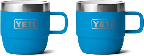 Miniatura 17 de YETI Rambler - Taza apilable de 6 oz, de acero inoxidable, aislada al vacío para espresso/café, paquete de 2 Azul marino