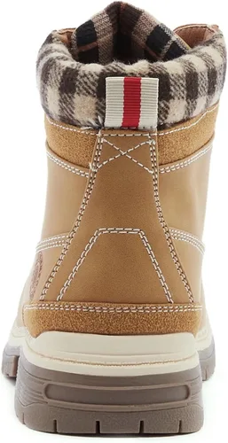 Miniatura 3 de ANJOUFEMME Botas de senderismo para mujer, impermeables, botas de tobillo para mujer, ligeras, para nieve, invierno, para senderismo y caminar