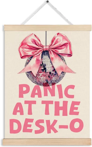 Miniatura 12 de Póster artístico de pared con texto en inglés "I I'm Fine Everything is Fine" con diseño de gatos negros con texto en inglés "I Fine Everything is
