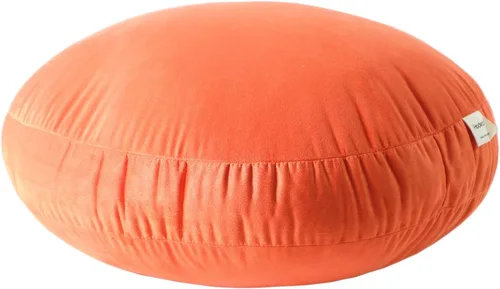 Almohada redonda rellena de poliéster tipo plumón, cojín decorativo ultra suave y súper mullido con tacto tipo pluma, para sofá, cama, oficina,