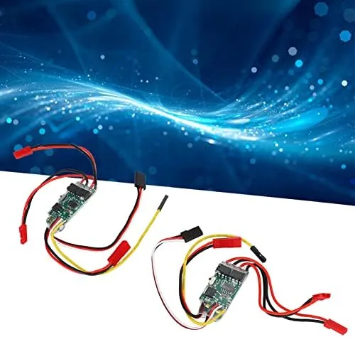 Miniatura 3 de VBESTLIFE Controladores de velocidad eléctricos, 2 unids cepillado ESC Dual Way Bidireccional ESC para RC modelo barco 130 180 motor cepillado