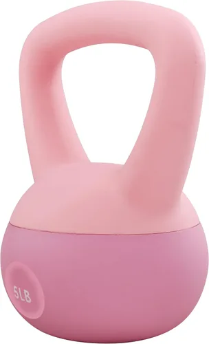 Fitvids Pesas rusas suaves, con relleno de arena de mar y hierro para mujeres y hombres, pesas rusas de vinilo suave codificadas por colores, varios