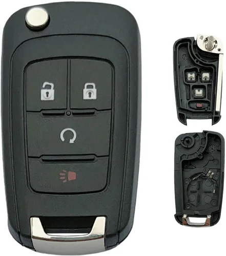 Miniatura 10 de Funda de reemplazo para llave de control remoto PUIANYIQ para 2010-2017 Chevy Equinox/Chevrolet Sonic/GMC Terrain (OHT01060512) Control remoto