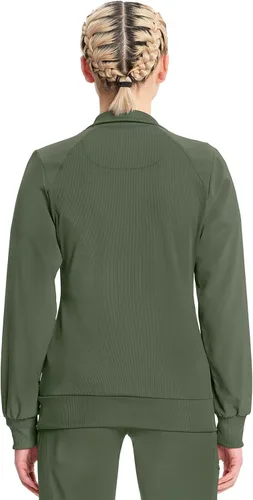 Miniatura 29 de Infinity by Cherokee 2391A - Chaquetas médicas con cremallera frontal para mujer, tela elástica en 4 direcciones