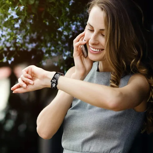 Miniatura 2 de Correa deportiva compatible con correas de Apple Watch de 1.93, 1.77, 1.73, 1.65, 1.61, 1.57, 1.49 y 1.45 pulgadas para mujeres, de silicona