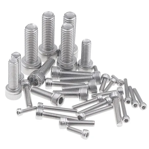 Miniatura 5 de Kit surtido de tornillos de cabeza hexagonal de acero inoxidable M2.5 M3 M4 M5 M6 M8 304 M2.5 M3 M4 M5 M6 M8