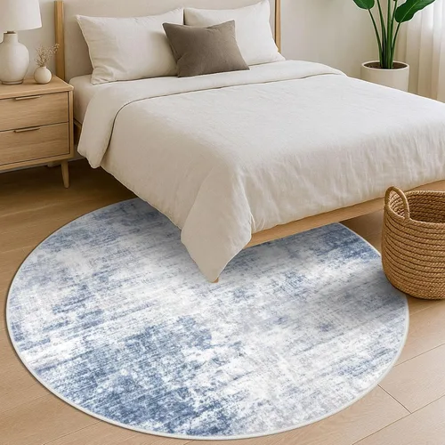 Miniatura 953 de IOHOUZE Alfombra abstracta lavable de 3 x 12 pies para pasillos, antideslizante para cocina, camino de entrada de lana sintética para interiores