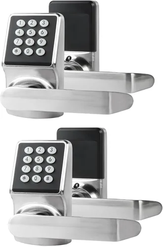 Miniatura 7 de Cerradura de puerta de entrada sin llave con teclado, cerradura de puerta con teclado con asa, cerradura de puerta frontal inteligente