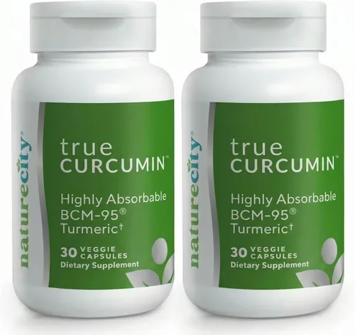 Miniatura 10 de NatureCity True-Curcumina Suplemento de cúrcuma – Cápsulas de cúrcuma y curcumina sin OMG – Fórmula de curcumina BCM-95 para una mayor absorción