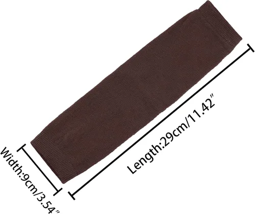 Miniatura 46 de Allegra K Calentadores de brazo sin dedos unisex de moda clásica